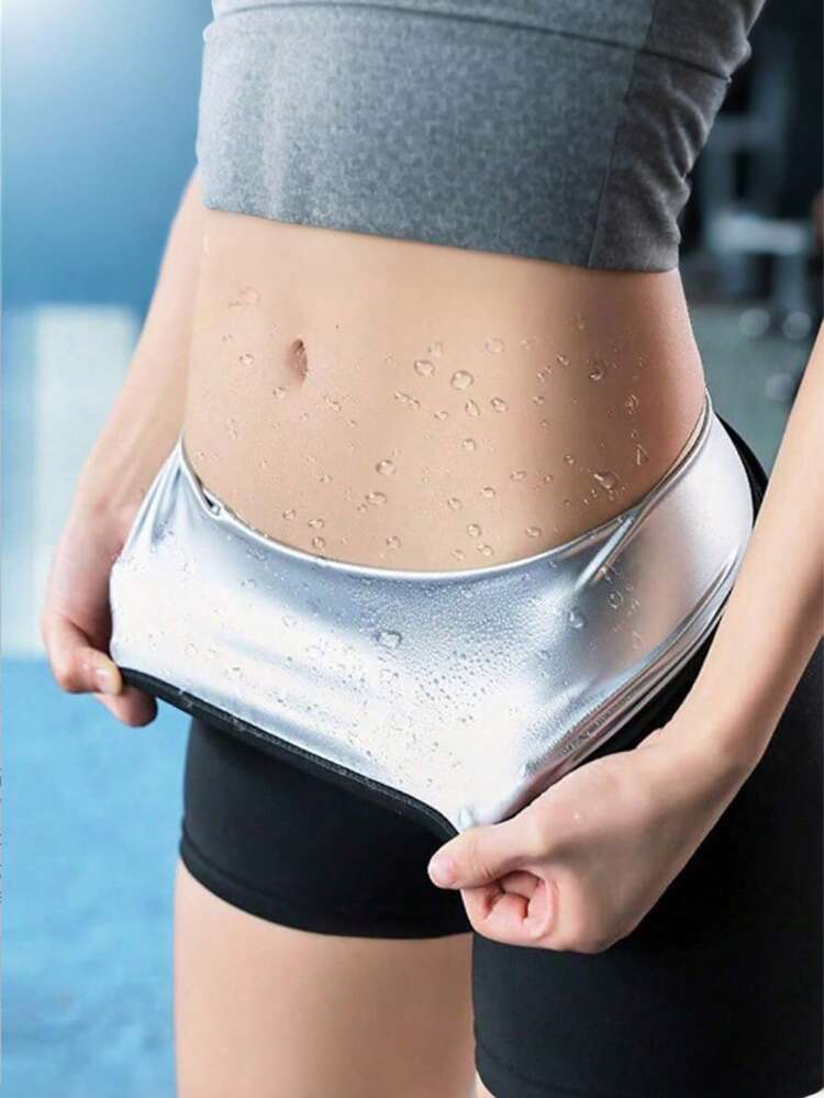 Sports Sweaty Yoga Pants With Pilates And High Waist, Full Coating Sweaty Pants With Tight Waist And Hip Lifting, Tight Sweaty Pants, Biker Shorts, Shorts For Women, Shapewear, Black Shorts, Beach Essential Gym Accessories Spring - Black - View 2