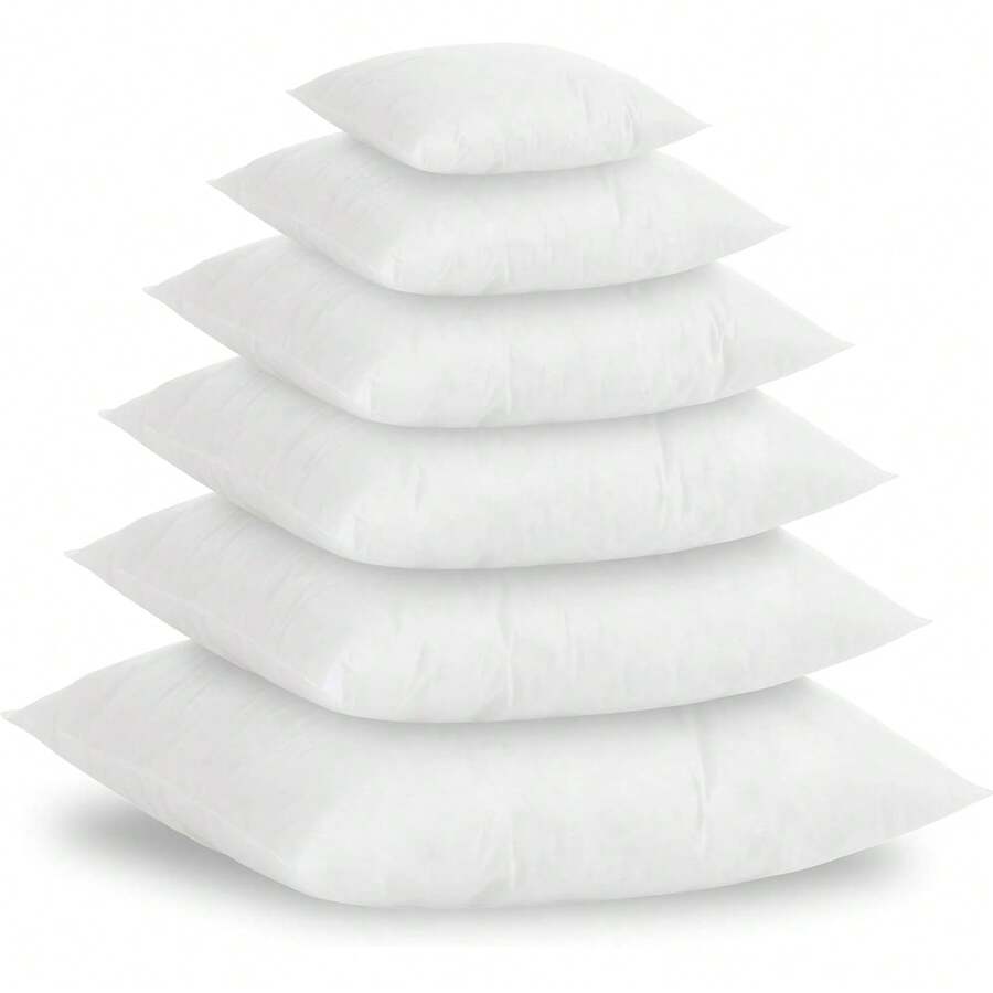 Ultra-Plush Microfiber Cushion Fillings – Set Of 2, 4, Or 6 – 100% Polyester, Free 24/48h Delivery To The Iberian Peninsula. - 白色 - 查看 1