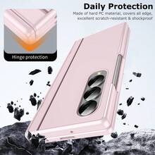 Hadaasi 1 件三合一折叠保护壳，带钢化玻璃屏幕保护膜、铰链支架、光面磁性可调节支架盖，兼容三星 Galaxy Z Fold 7/Z Fold 6/Z Fold 5/Z Fold 4/Z Fold 3 防水防震防摔防刮 - 彩色 - 查看 10