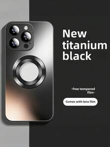Premium verspiegelte magnetische Handyhülle kompatibel mit iPhone Modellen 16, 15 Pro Max, 14 Plus, 13, 12 und 11, bietet stoßfesten Schutz für die Kamera mit Glasabschirmung. Beinhaltet Linsenfilm, verfügt über Magnetaufnahme und ist schmutzabweisend. - Schwarz - Übersicht 10