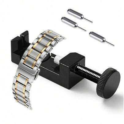 1Pc Black Metal Adj…