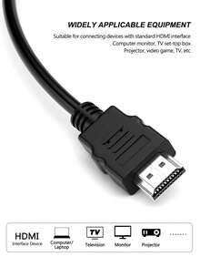 1/2件高清多媒体电脑显示器、视频机顶盒、电视高清连接线 - 彩色 - 查看 3