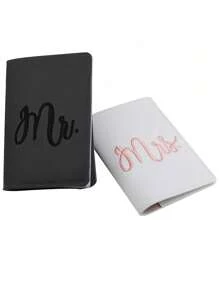 Couple Style Personalised Passport Cover, Embroidered Passport Holder And Luggage Tag Set, 1st Passport Cover, Holiday Gift, Travel Gift