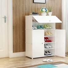 Shoe Cabinets - White - View 7