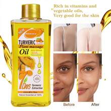 Brand New Upgraded Turmeric Oil, Facial And Body Massage Oil, The Top Choice For Massage In Spa And For Relaxation. Turmeric Nourishing Essential Oil, Facial And Body Massage Oil, Deeply Nourishes, Hydrates And Moisturizes. - 黃色 - 查看 8