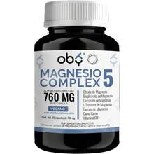 Suplemento de Magnesio con 5 Formas Diferentes: Citrato, Bisglicinato, Treonato, Gluconato y Taurato, Alta Absorción, Minerales Quelados, Con Camu Camu y Vitamina D3, 760mg por Cápsula, 65 Cápsulas - 65 cápsulas - Ver 1