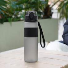 1pc 500ml/17oz Colorful Water Bottle - Leak-Proof, Portable, With Hand Strap And Lockable Lid. Suitable For School, Travel, Outdoor Activities, Running, Christmas, Easter, Thanksgiving, Graduation, Juneteenth, Daily Use