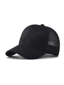 1 pieza Gorra de béisbol tipo snapback de estilo fashionable unisex con protección solar ajustable para uso al aire libre, fiesta en la playa, casual, mezcla de poliéster, color degradado, primavera, verano, otoño