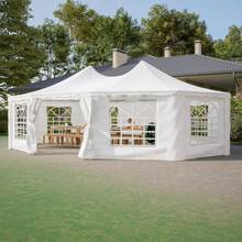 20x20 FT Party Tent With 2 Storage Bags & Removable Sidewalls, Outdoor Canopy Gazebo For Carport Camping Garden Wedding BBQ Commercial - 29 x 21 FT - View 10