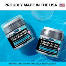 Collagen Retinol And Hyaluronic Acid Cream AntiAging Face Moisturizer For Face Firming Skin Care Neck And Décolleté Made In USA Daily Moisturizer Face Cream Day And Night 1.7 Fl.Oz. - 1.7FlOz(Packof1) - View 4