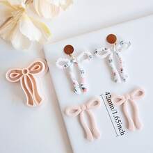 1pc Bow Polymer Clay Cutter Spring Themed Clay Handicraft Product, Suitable For DIY Jewelry Making, Polymer Clay Tools - bow - View 11