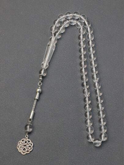 1 قطعة/4 قطع 45 حبة صلاة بقطر 10 مم، خيارات 4 ألوان أو مزيج 4 ألوان، إكسسوار عصري مناسب للجنسين