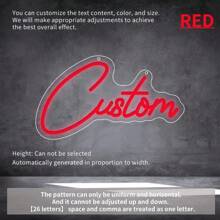 Insegna al neon a LED personalizzabile e dimmerabile - luce con nome personalizzata alimentata tramite USB e montata a parete, ideale per compleanni, matrimoni, feste e loghi aziendali - decorazione per casa ed eventi in un singolo colore vivace, insegne al neon per decorazione a parete, illuminazione per feste, design elegante in scrittura, illuminazione decorativa