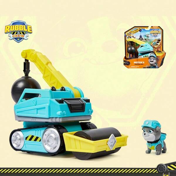 Spin Master PAW Patrol Rubble & Crew Baufahrzeuge Spielset - 5+ Baufahrzeuge mit passenden Hundespielzeugfiguren (Spielzeug für Kinder ab 3+, Erstickungsgefahr für unter 3)