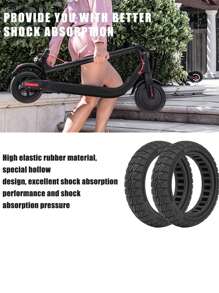 GLDYTIMES 8.5 Inch Off-Road Solid Rubber Tire Replacement For Gotrax GXL V2/XR/APEX XL Hiboy S2/S2R M365/Pro Electric Scooter 8.5 Inch Solid Tire Replacement (1pc)