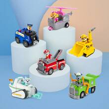 Spin Master ​官方授权的  救援车 - 10 个角色 + 卡车套装（Rubble 的推土机、Chase 的巡逻巡洋舰等）- 3 岁以上儿童礼包​