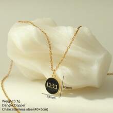 1pc Stainless Steel Moon, Star, Heart, Wing Pendant Necklace, Versatile Jewelry Gift For Women, Suitable For Summer