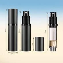 1 件 5ml 可再填充铝合金迷你香水雾化器 - 防过敏塑料，适合旅行和日常使用，是送给家人和朋友、婚礼、约会、运动、骑行的绝佳礼物