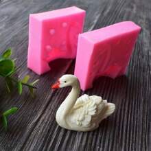 3D Swan Cake Mold - Silicone Chocolate Soap DIY Baking Craft Mould