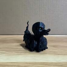 1 件 3D 打印恐怖鬼鸭雕像装饰 - 耐用塑料哥特式风格装饰，适合万圣节、圣诞节、情人节 - 桌面/汽车装饰、派对装饰、哥特式设计、精致细节、坚固展示、恐怖收藏品，恐怖迷必备。 - 彩色 - 查看 4