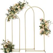 2,2 m Hochzeits-Bogenrückwand, quadratischer Bogen Metalldekoration-Ständer für Hochzeitszeremonie, Geburtstag, Braut-Fotokabine, Garten, Blumen, Ballon-Bogen Dekoration