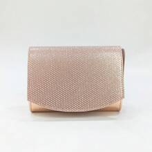 Clutche Juvenil Metalizada com Strass e Alça Removível – Tia Lolla infantil