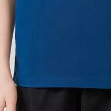 Adidas 阿迪达斯儿童短袖T恤，夏季新款卡通印花，男女童透气运动上衣，儿童休闲内衣 - 藍色 - 查看 4