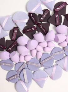 10pcs Makeup Sponges, Multi-Functional Makeup Tools, Beauty Makeup Sponges For Blending BB Cream, Foundation, Loose Powder To Create Flawless Makeup Base, Can Also Be Used With Concealer, Blush, Eyeshadow, Expands When Wet, Latex-Free, Suitable For All Skin Types