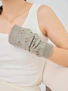Fingerless Arm Warmers For Grunge Punk Style Accessories - Grey - View 7