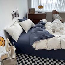 Fitted Sheets - Love Love Doppel-Pinyin – Hellgelb und Hellgrau - Übersicht 4