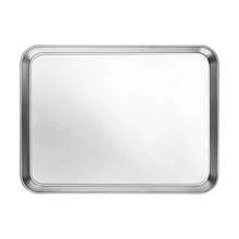 STAINLESS STEEL BAKING TRAY/ROASTING DISH/OVEN TRAY/SHEET PAN/OVEN DISH - Silver - View 6