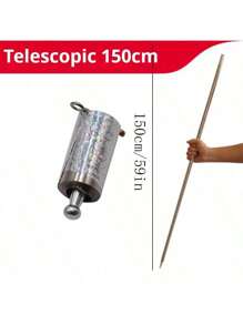 1pc Creative Telescopic Monkey King Staff, Reusable Finger Pressure Relief Toy, High-Tech Adult Stress Relief, Steel Spring Rod, Wukong Magic Wand, Telescopic Rod, Magic Trick Props, Birthday/Christmas/Halloween Gift, Perfect Gift