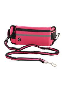 1pc 4 Seasons Pet Leash, Adjustable Dog Running Leash With Waist Bag, Multifunctional Retractable Anti-Pulling Outdoor Walking Dog Leash - Multicolor - View 12