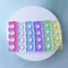2 Peças Separador de Unhas de Dedo e Dedo do Pé de Silicone Macio, Divisor de Unha do Pé para Fixação de Esmalte, para Salão de Beleza, Suprimentos de Unhas, Ferramentas de Unhas, Ferramentas de Arte de Unhas, Volta às Aulas, Unhas, Ferramentas de Unhas para Unhas Postiças