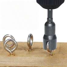 2pcs/1pc Hex Nut Adapter, Butterfly Bolt Socket Wrench, Electric Screwdriver Accessories, Tool Slot, Slotted Hex Shank Butterfly Wrench, Slotted Socket Wrench, Electric Drill Butterfly Socket Tool, Butterfly Nut Socket - Multicolor - View 6