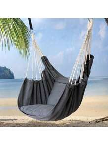 51,18x39,37 inch gebreide hangmatschommel - stevige hangstoel voor binnen en buiten, comfortabele stof, machinewasbaar, ideaal voor thuis, slaapkamer en terras