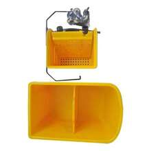 20L Cubeta Trapeador Amarilla Con Exprimidor Limpieza - Amarillo - Ver 5