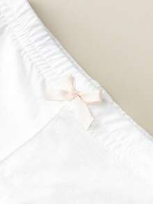 4双女婴轻盈白色紧身裤 - 防透视透气，适合春夏季 - 彩色 - 查看 4