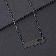 Collier personnalisé avec photo d'œil Pendentif en acier inoxydable avec photo gravée Cadeau personnalisé pour la Saint-Valentin