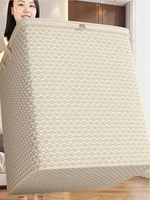 1pc Packing Clothes Moving Bag, Large Capacity Clothing Storage Organizer Box, Moisture Proof Quilt Blanket Saver