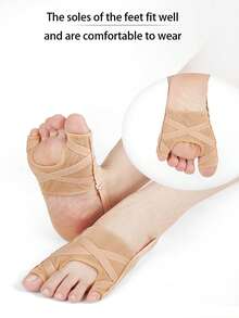 1 Cặp vớ tách ngón chân rộng thoáng khí không mùi - Thiết kế công thái học bảo vệ ngón chân, vớ chia ngón chân ngày và đêm có thể đeo để căn chỉnh ngón chân và tạo sự thoải mái - Nhiều màu - Xem 9