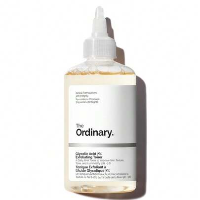 The Ordinary Tonico esfoliante con acido glicolico al 7% di The Ordinary, tonico giornaliero illuminante e levigante per un tono della pelle più uniforme
