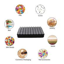 180 Slot Storage Diamond Painting Storage Box Gift With Purple Diamond Painting Tool Accessories, Portable Jewelry Box | Order | Separation Design