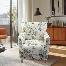 Local Delivery - Banquet Armchair Slipcover Printed Chair Covers With Arms Stretch Club Chair Slipcover Soft Armchair Sofa Covers Anti-Slip Furniture Protector For Dogs Pets Home Living Room Decor, 14 - 23 - 查看 6