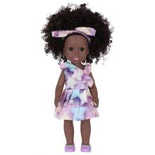 14 英寸/35 厘米重生娃娃，包括 3D 印花衣服、头带、鞋子，栩栩如生，灵活的四肢，适合儿童角色扮演玩具、玩偶玩具、生日和节日礼物（含玩偶） - 彩色 - 查看 11