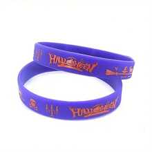 16 piezas de pulseras de silicona de Halloween, diseños surtidos, adecuadas para fiesta de fantasmas, noche de carnaval, festival occidental, unisex, sin necesidad de energía, decoración para el hogar y fiestas