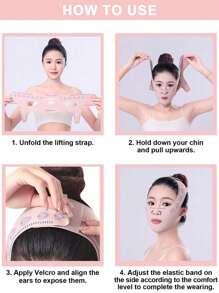 1pc Face Mask With Bandage, Bandage Tool To Shape And Contour The Face, Breathable