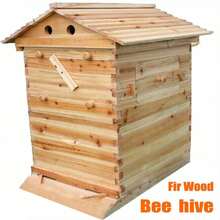 Upgrade 7X Auto Flowing Honey Hive Beehive Frames + Beekeeping Brood 2 Layer Box House - 棕色 - 查看 8