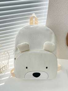 1PC Cute Children's Personalized Corduroy Customized Animal Backpack, Animal Backpack Can Be Customized Name, Suitable For Children's School Backpack | Back To School Gift, Creative Children's Day Gift, Children's Travel Backpack, Leisure Backpack, Perfect Gift Between Friends, Suitable For Daily Use,Multi-Functional,Ornamental,Letter,Stylish,Modern,Colorful,Cute,Adorable,Casual,Custom,Personalised,Unique,Customized,Ideal Gifts For Him,Ideal Gifts For Her - Type 1 - View 12