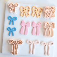 1pc Bow Polymer Clay Cutter Spring Themed Clay Handicraft Product, Suitable For DIY Jewelry Making, Polymer Clay Tools - bow - View 5